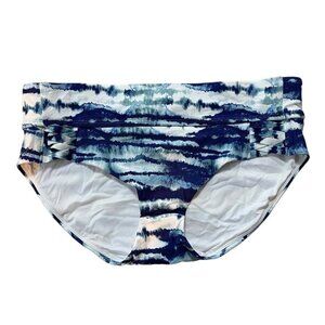 New (NWOT) CALIA by Carrie Underwood Bikini Bottom Ocean Waves Blue - M